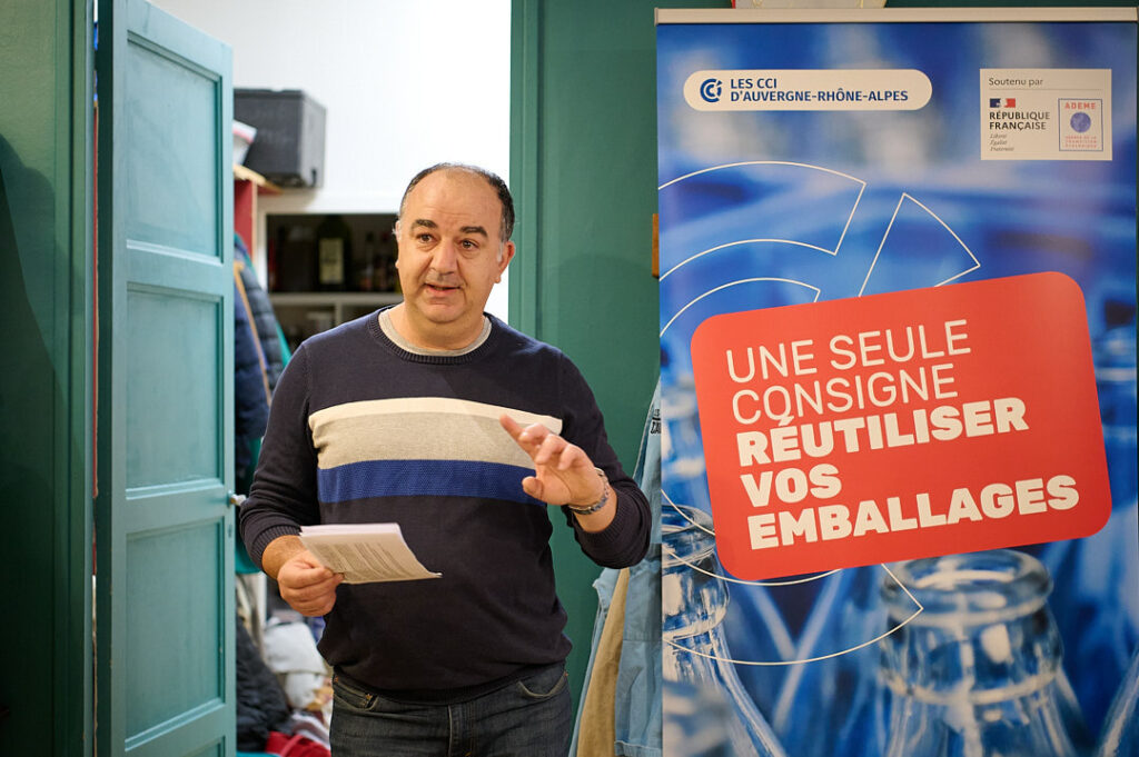 Participants lors du lancement du Défi AntiGaspi 2024 en Auvergne-Rhône-Alpes.